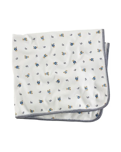 Boys' Layette Reversible Printed Receiving Blanket - Baby