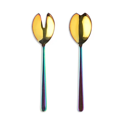 Linea Rainbow Salad Serving Set