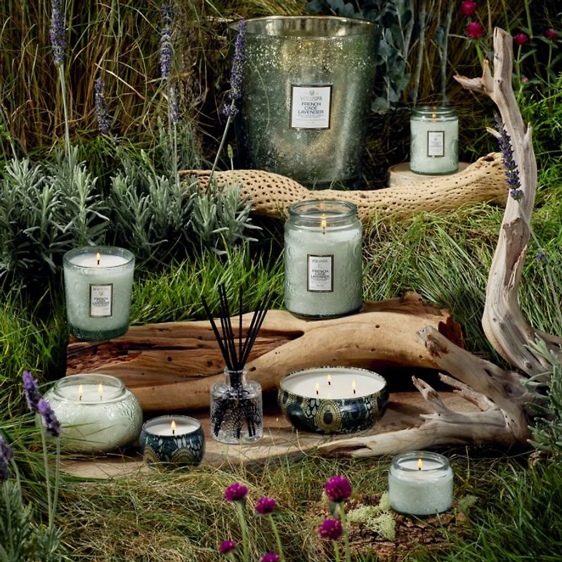 French Cade & Lavender Candle Collection