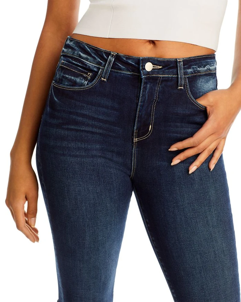 Selma Sleek High Rise Baby Bootcut Jeans Columbia
