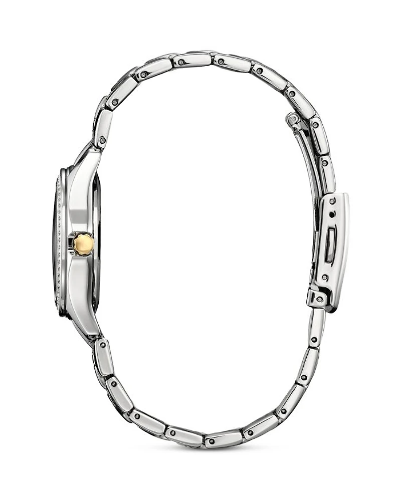 Eco Two Tone Stainless Steel Watch, 30.5mm