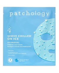Serve Chilled On Ice Firming Hydrogel Face Mask