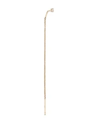 14K Yellow Gold Diamond (0.06 tcw) Prong Threader Earrings