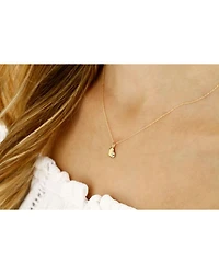 14K Yellow Gold Heart Pendant Necklace, 18" - Exclusive