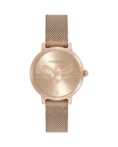 Olivia Burton Ultra Slim Bee Watch, 28mm