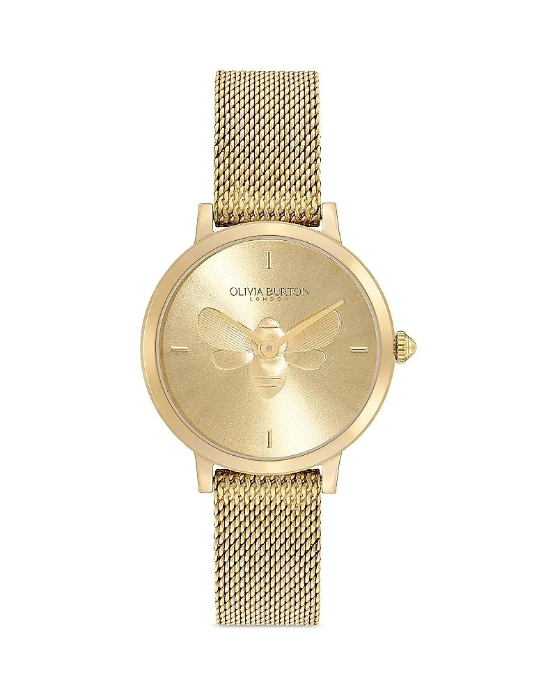 Olivia Burton Ultra Slim Bee Watch, 28mm