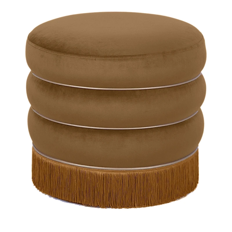 Tov Furniture Lakka Velvet Ottoman