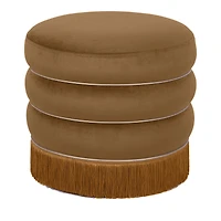 Tov Furniture Lakka Velvet Ottoman