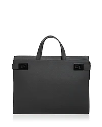 Ferragamo Men's Gancini Leather Briefcase