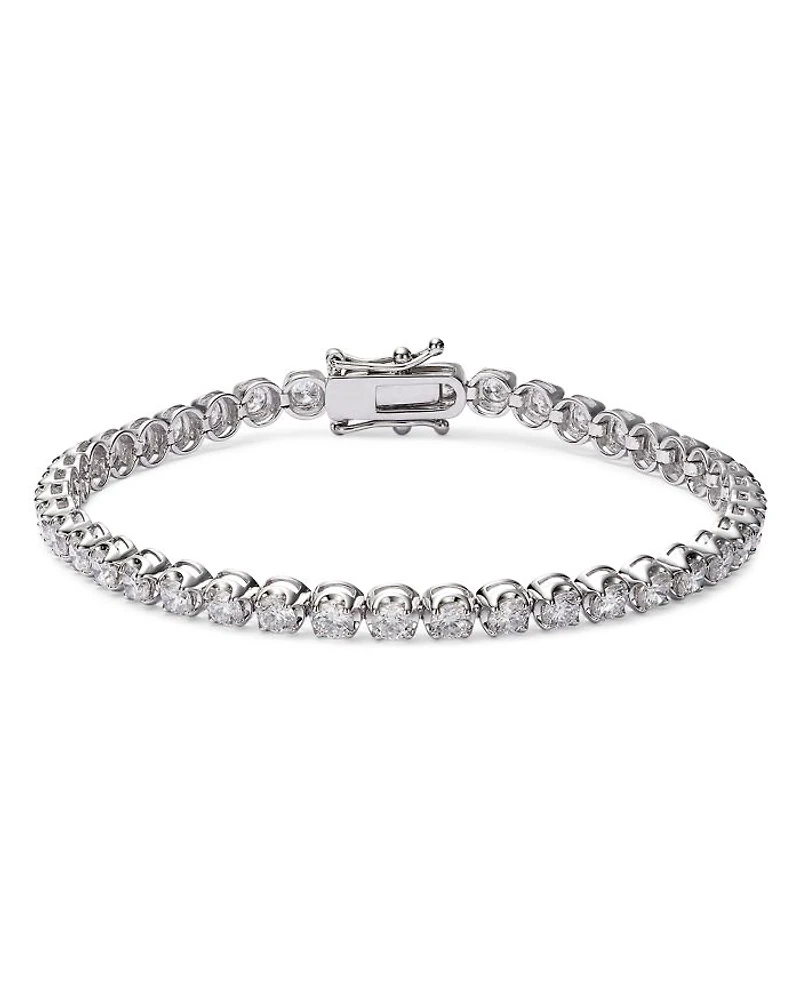 Certified Colorless Diamond Tennis Bracelet Collection 14K White Gold, 2.0-10.0 tcw