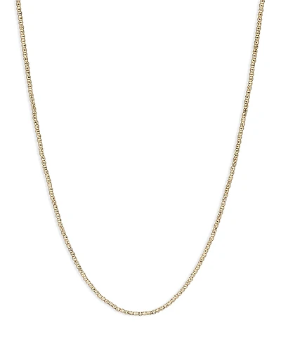 Adina Reyter 14K Yellow Gold Small Textured Bead Link Statement Necklace, 15-16