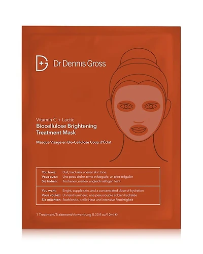 Vitamin C + Lactic Biocellulose Brightening Treatment Mask (single)