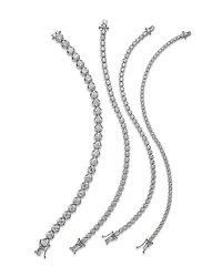 Certified Colorless Diamond Tennis Bracelet Collection 14K White Gold, 2.0-10.0 tcw