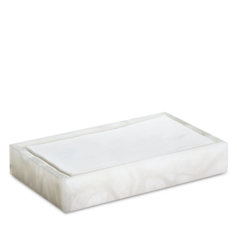 Alisa White Towel Tray