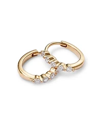 Diamond Mini Hoop Earring Collection 14K Gold, 0.25 tcw