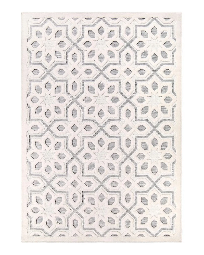 Orian Crochet Indoor/Outdoor Starworks Area Rug, 5'3" x 7'6"