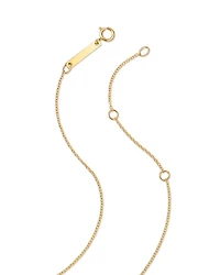 14K Gold Diamond & Turquoise Layered Pendant Necklace, 16"-18"