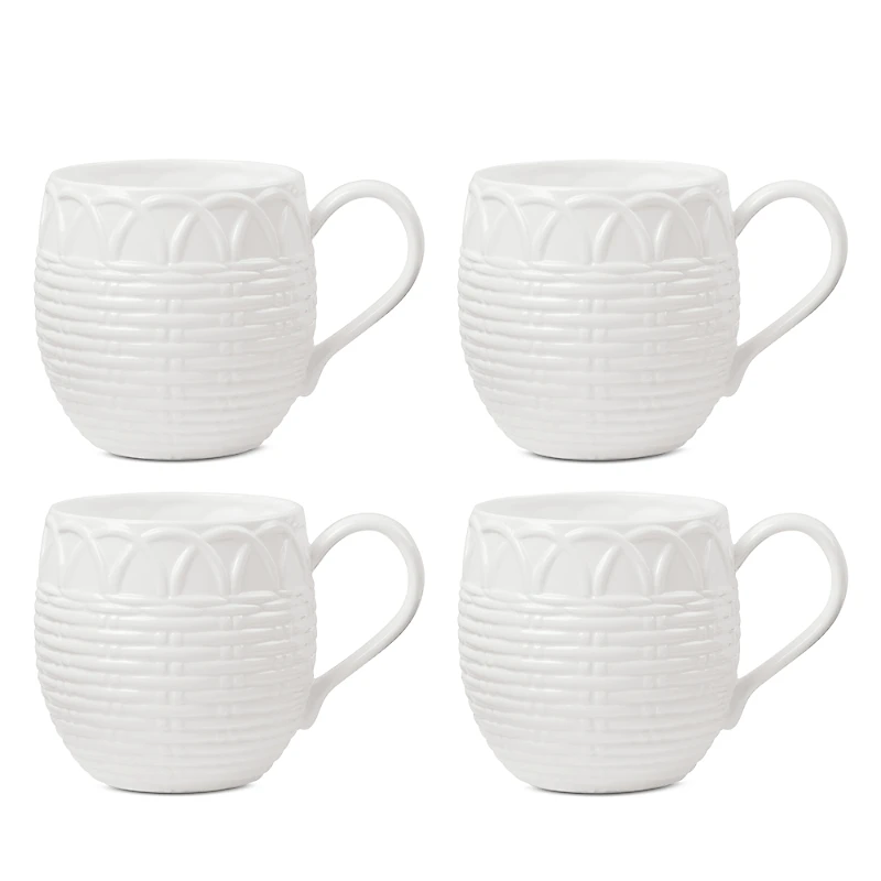 Lenox Wicker Creek Mugs, Set of 4