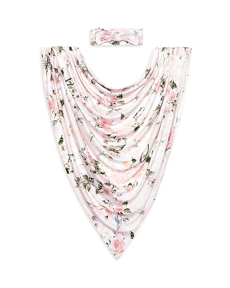 Posh Peanut Swaddle & Headband Set - Baby