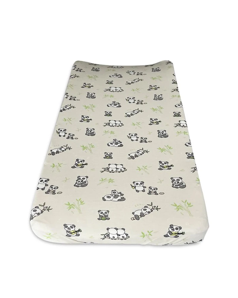 Panda Print Changing Pad Cover