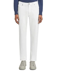 Zegna Gabardine City Slim Straight Fit Jeans