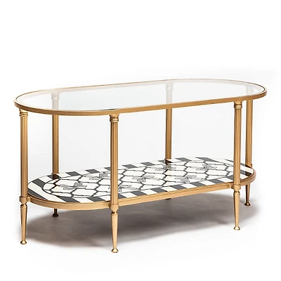 Mackenzie-Childs Pretty As A Bow Coffee Table