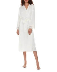Flora Nikrooz Showstopper Satin Wrap Robe