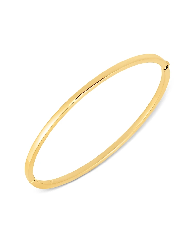 Roberto Coin 18K Yellow Gold Oval Hinge Bangle