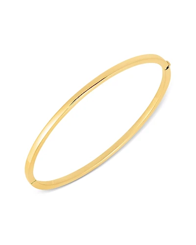 Roberto Coin 18K Yellow Gold Oval Hinge Bangle