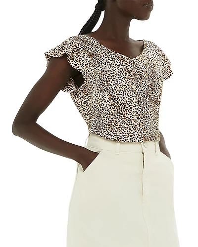 Whistles Serene V Neck Top