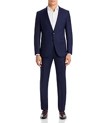 Huge/Genius Solid Slim Fit Suit