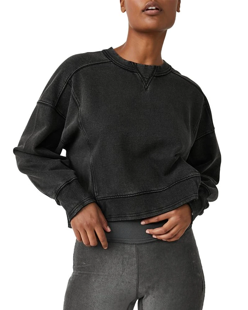 Cotton Blend Intercept Pullover