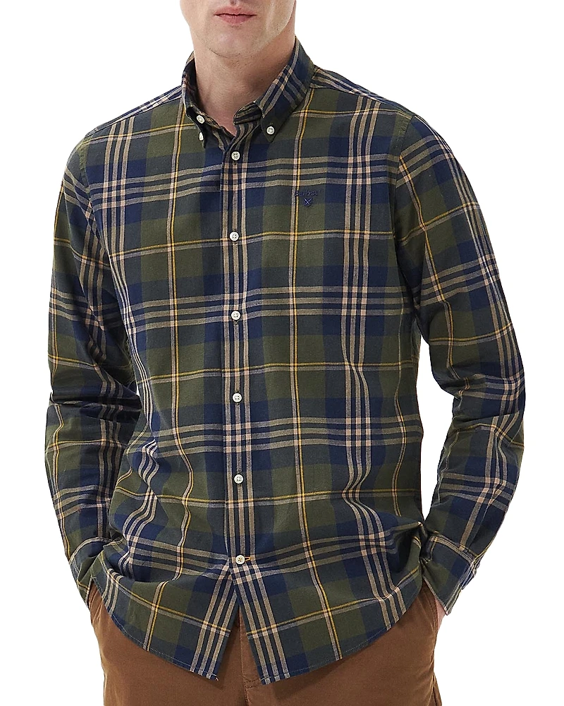 Barbour Edgar Tailored Button Down Long Sleeve Shirt