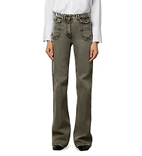 Gerard Darel Anna High Rise Wide Leg Jeans