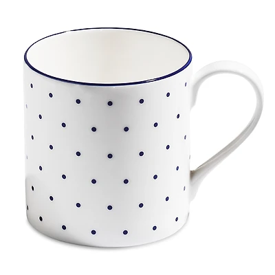 Richard Brendon Polka Blue Large Mug, Set of 2