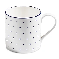 Richard Brendon Polka Blue Large Mug, Set of 2