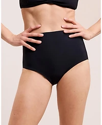 Moloco Nina Solid High Waist Bikini Bottom