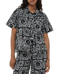 Sunman Print Bowling Shirt