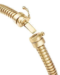 14K Yellow Gold Tubogas Link Bracelet