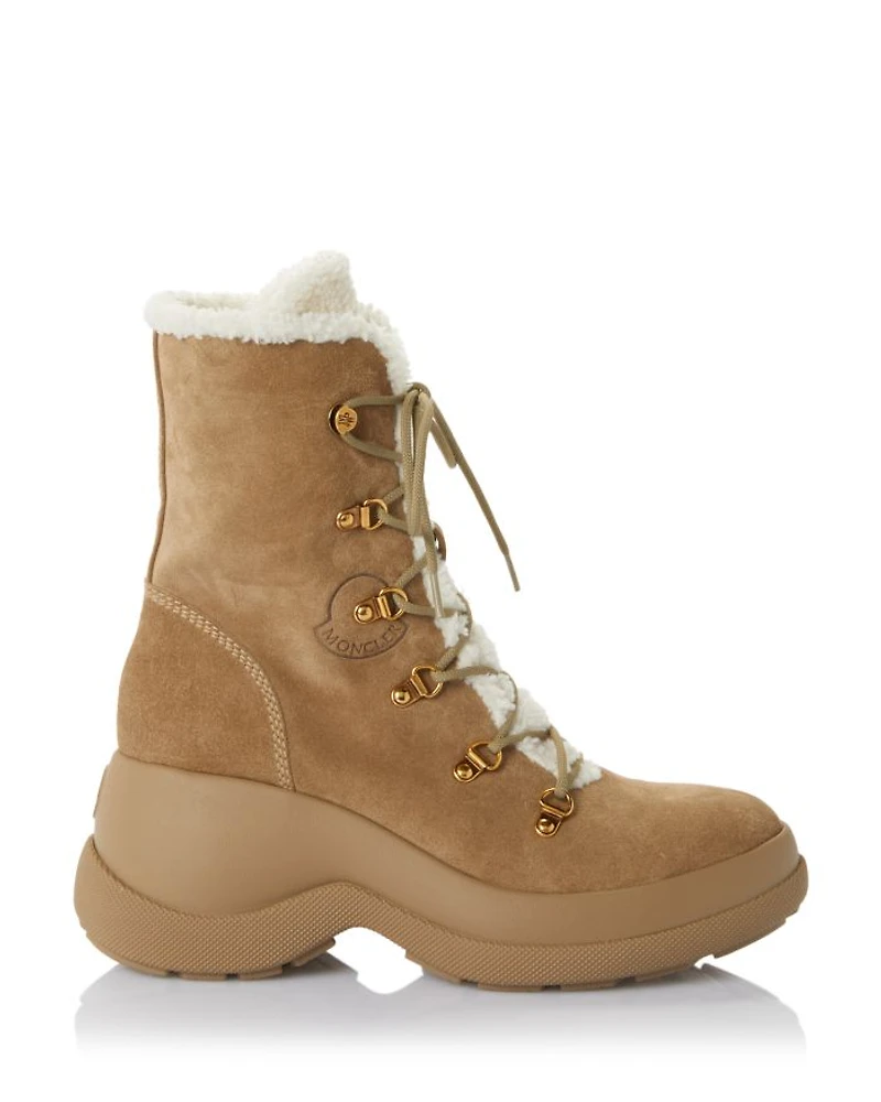 Women's Resile Trek Faux Fur Trim Lace Up Boots