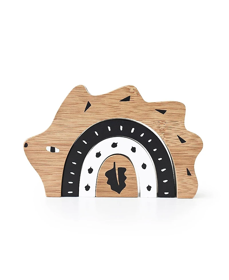 Wee Gallery Bamboo Nesting Hedgehog - Ages 18 Months +