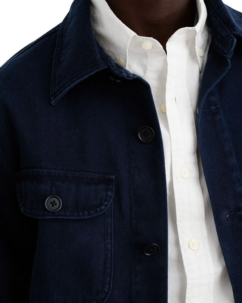 Garment Dyed Denim Work Jacket