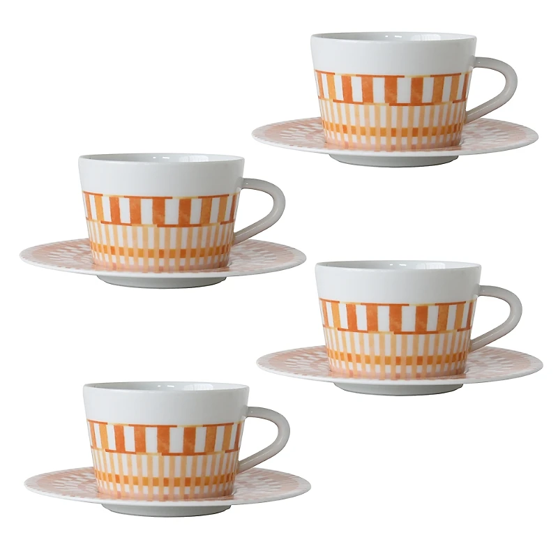 Bernardaud Terra Rosa Tea Cup & Saucer