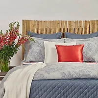 Ann Gish Faux Linen Coverlet Set