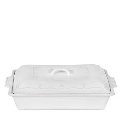 Berry & Thread Lidded Baker 13"
