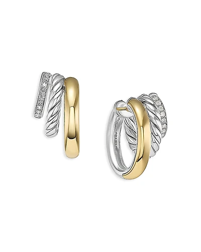 David Yurman Dy Mercer Multi Hoop Earrings