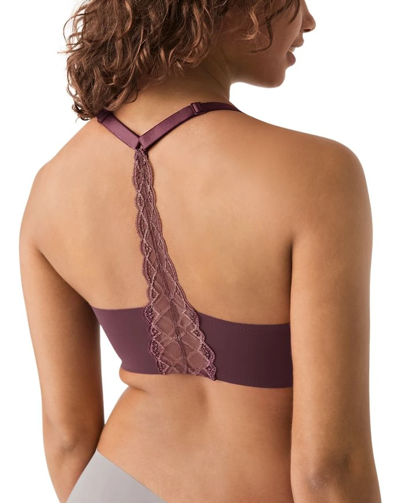 True Body Triangle Lace Racerback Bra