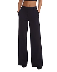 Neoprene CEO Wide Leg Pants