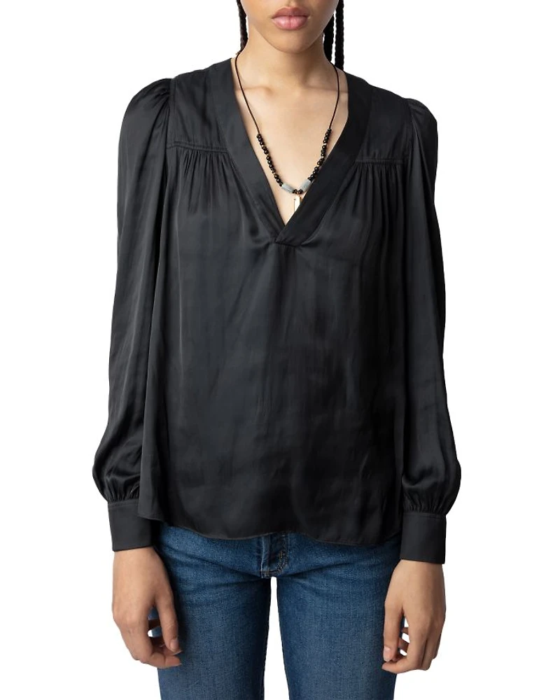 Telia Satin Blouse