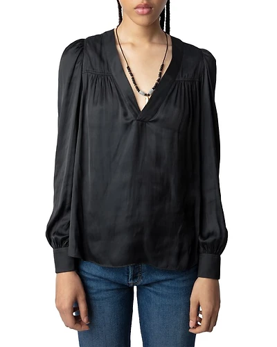 Telia Satin Blouse